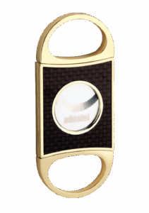 Coupe-cigare adorini 'Fusion' double lame doré édition spéciale carbone