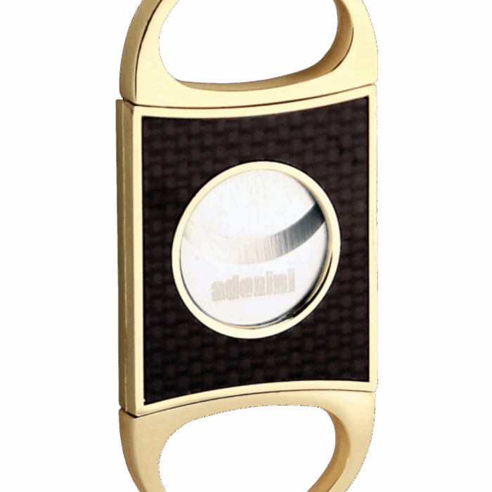 Coupe-cigare adorini 'Fusion' double lame doré édition spéciale carbone